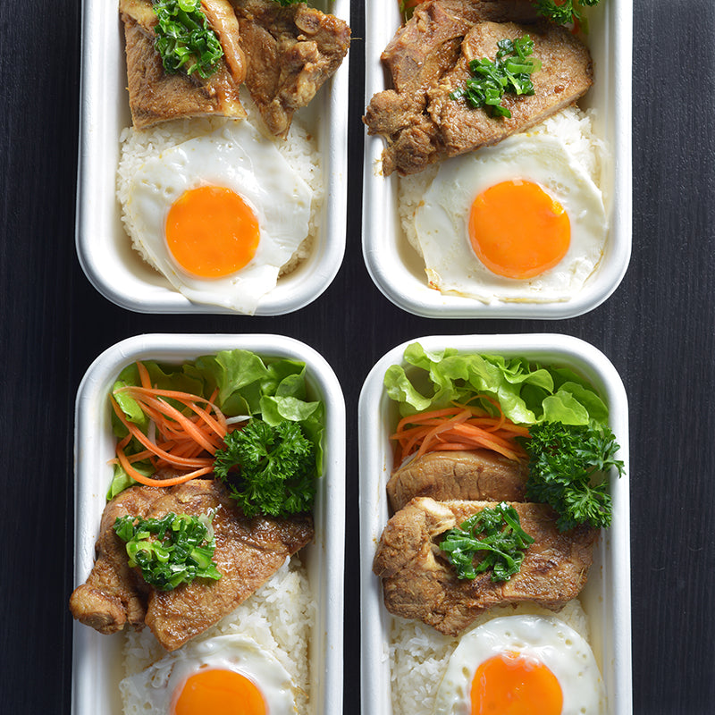 Grilled Pork Chop with Rice