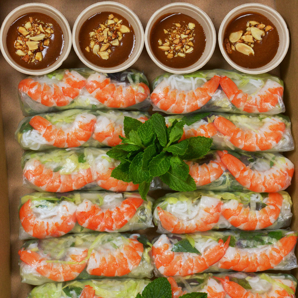 Fresh Rice Paper Rolls - Prawn
